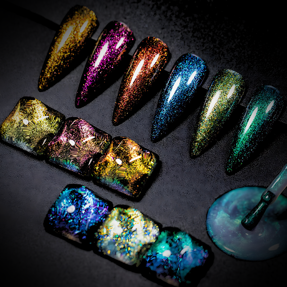 Crystal-Infused Nail Polish