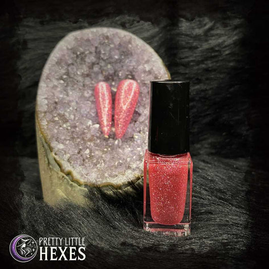 Rosy Rose Quartz Nail Lacquer